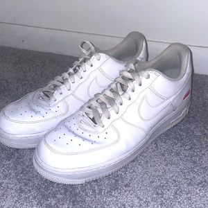 Supreme Nike Air Force 1 Low Box Logo “White”